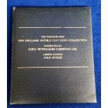 Trade issue, Football, Esso, Franklin Mint 1970 World Cup coin collection, limited edition in