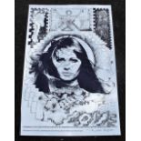 Psychedelic Poster, a metallic off-set lithograph poster with central image of supermodel Jean