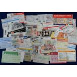 Football tickets, Manchester Utd, a collection of 50 home and away tickets 1980's onwards to include