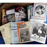 Football programmes, Manchester Utd, a collection of approx. 100 programmes, mostly aways, 1960's