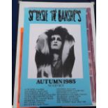 Music Posters, Siouxsie & The Banshees, 4 different posters, various sizes, Forest Vorst Nationa(a)l