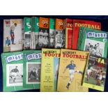 Football magazines, a selection of 55+, 1940/60's magazines, inc. Sporting Mirror, 1947/48 (16),