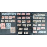 Stamps, GB selection, George V Seahorses 2/6- (19), 5/- (13) & 10/- (6) also British Empire pairs