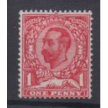 Stamp, GB King George V 1d red SG329, mint, never hinged (1)