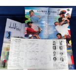 Golf autographs, a programme from the World Golf Classic 1977 at Gleneagles with 6 signatures