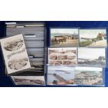 Postcards, Piers, interesting selection of approx. 250 cards, mainly vintage, RPs and printed,