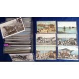 Postcards, Piers, UK selection of approx. 300 cards, Brighton inc. chain pier (approx. 90), Deal (