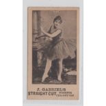 Cigarette card, J. Gabriel's, Pretty Girl Series, BAGG, type card, 'Betta' (gd) (1)