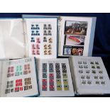 Stamps, GB, QE2 collection 1970-1991 mint and used , plus unmounted mint in blocks of 4, also some