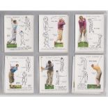 Cigarette cards, Player's, two 'L' size sets, Golf & Championship Golf Courses (25 cards in each) (