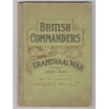 Tobacco issue, Wills booklet 'British Commanders in the Transvaal War 1899-1900' superb booklet with