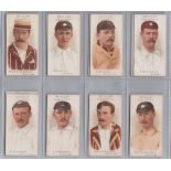 Cigarette cards, Wills, Cricketers Series 1901 (with vignettes), (set, 50 cards) (gd)