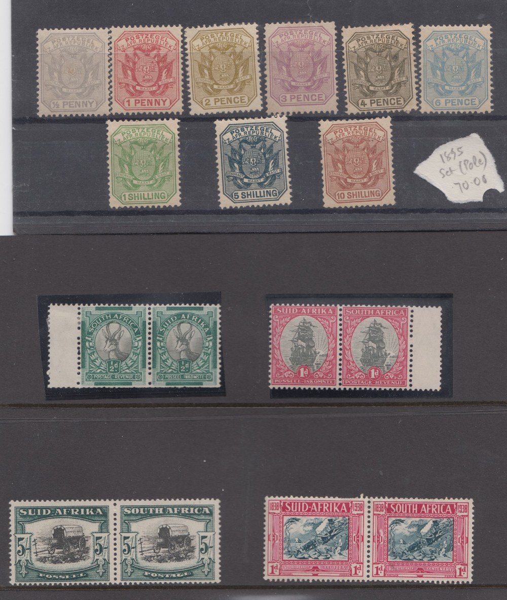 Stamps, South Africa/Transvaal, collection of 50+ stamps on stockcards inc. overprints and bi- - Image 2 of 2