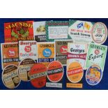 Beer labels, The Bristol Brewery Georges & Co Ltd, 6 different labels, McMullen's Hertford, (5) inc.