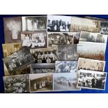 Postcards, Social History, a small selection of 29 RP's of men at work inc. builders, farm