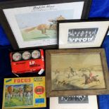 Collectables, mixed selection inc. Penfold Wines showcard showing the racehorse 'Phar Lap' (some
