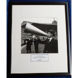 Football, photograph, Arsenal v Sheffield United FA Cup Final 1936, unusual image taken from