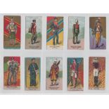 Cigarette cards, USA, Kinney, Military Series, 35 different cards, various series, 20 with