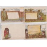 Ephemera, a collection of 8 illustrated Victorian envelopes inc. elephants, children, placard man