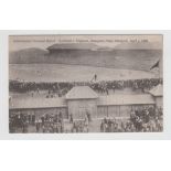 Postcard, Football, Scotland v England, International match played at Hampden Park Glasgow on 4th