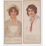 Trade cards, Red Letter, Peerless Pictures, paper issue (9/10, missing no 5) (vg)