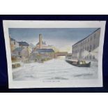 Watercolour artwork, a collection of 12 original watercolour's, all signed 'V Hogg', inc. 6 with