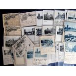 Postcards, an early selection of approx. 55 cards of London, all court size or intermediate, many