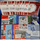 Football programmes, Arsenal home & aways, aways, 1959/60-1968/69, 1959/60 (1), 60/61 (2), 61/62 (