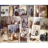 Photographs, a collection of 40+ cabinet photos, all social history/family images including