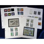 Stamps, small selection of modern GB unmounted mint stamps, 1980's onwards including some blocks