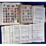 Stamps, vintage Lincoln and Centurion stamp albums containing a quantity of GB and Worldwide stamps,