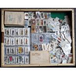 Cigarette Cards, mostly Players, a vast accumulation of cards in sleeves, special albums and
