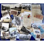 Ephemera, collection of attractive small items inc. early photos, greetings cards, adverts etc.