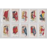 Cigarette cards, 3 Shipping related sets, Ogden's, Flags & Funnels of Leading Steamship Lines, (50
