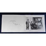 Photograph / Autograph, Queen Mother, a signed Christmas Card dated 1976 with black and white