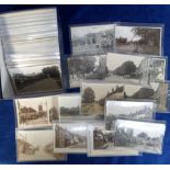 Postcards, Suffolk, a fine collection of approx. 165 topographical cards with many RP's of street