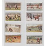 Cigarette Cards, Churchman's Sports and Games in Many Lands (set of 25 cards) inc. baseball,