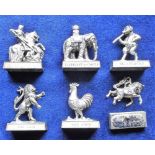 Breweriana, Lesney, British Inn Sign Series, cast metal miniature figures on base, approx. 6cm tall,