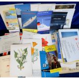 Ephemera, Shipping, a collection of various Shipping brochures, menu cards, passenger lists,