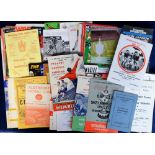 Football programmes, non-League and ex League club selection, approx. 100, mostly 1960's onwards