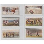 Cigarette cards, Churchman's, Sports & Games in Many Lands (set, 25 cards inc. Baseball) (2 with