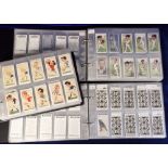 Cigarette cards, Players, 3 modern albums containing part sets, with a range of subjects inc.