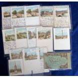 Postcards, a selection of 18 early cards of London, all chromo, court and intermediate size inc. a