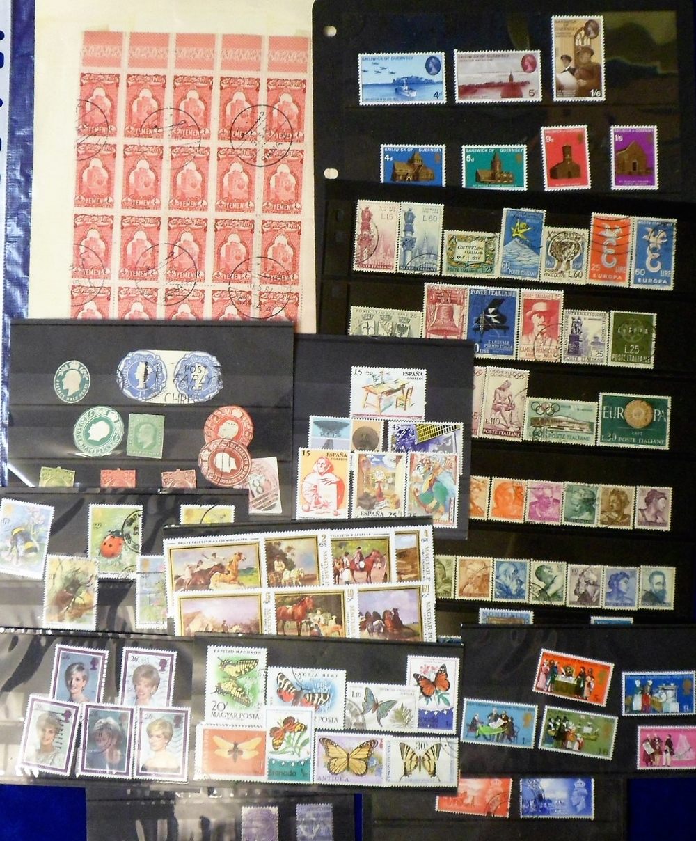 Stamps, vast selection of GB and worldwide stamps on album pages, envelopes, glassines etc. inc.