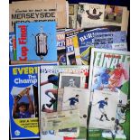 Football, Everton FC, selection of items inc. programmes, noted FA Cup Finals 1968 (plus two special