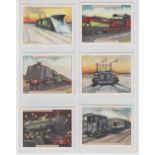 Cigarette cards, Churchman's, Railway Working 'L' size, 2 sets, 2nd Series (13 cards) & 3rd