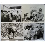 Football autographs, a fine selection of signed 8" x 10", colour & b/w photos, each one bearing at