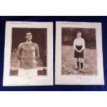 Trade issues, Sports Pictures, a collection of 13 large sepia supplement issues, 3 football teams,