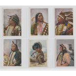 Cigarette cards, Germany, Krenter, North American Indian Pictures, 86 different cards, scarce (gen