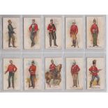 Cigarette cards, USA, ATC, Military Uniforms Type B (11 cards), Type C (8 cards) & Old Ship's 1st